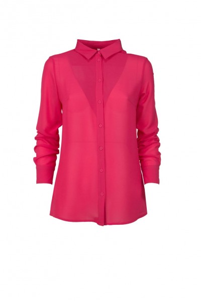 Женская блузка розовая с коротким рукавом CCE0NCP